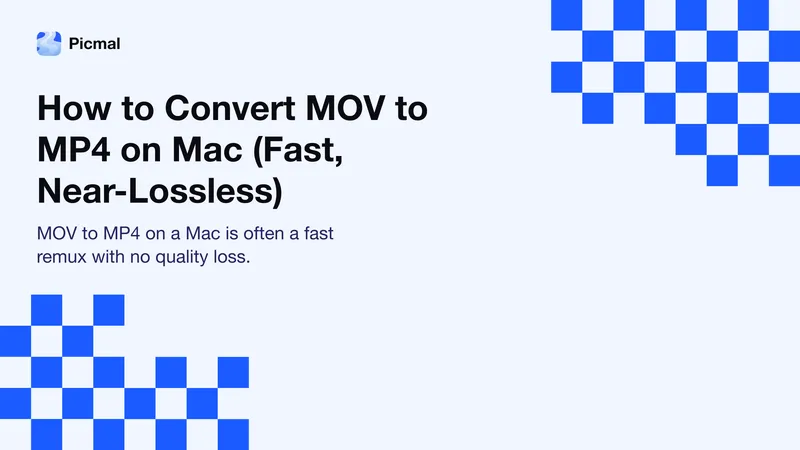 How to Convert MOV to MP4 on Mac: 3 Free Ways (2026)