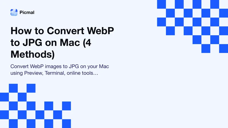 How to Convert WEBP to JPG on Mac (5 Free Methods)
