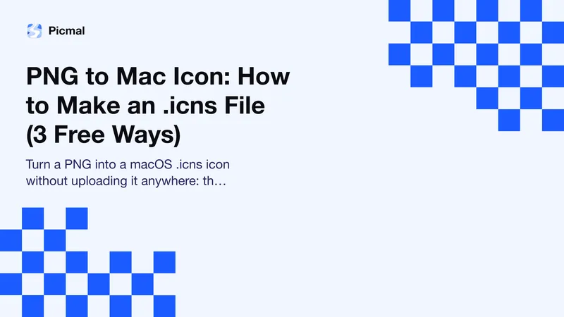 PNG to Mac icon: how to make an .icns file