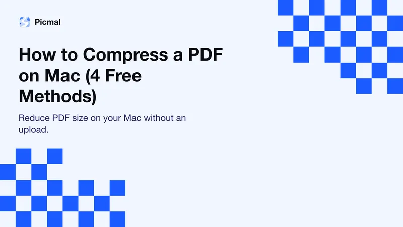 How to Compress a PDF on Mac (4 Free Methods)